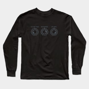 Analogue Synthesizer Filter Controls Long Sleeve T-Shirt